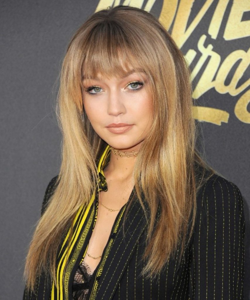 Gigi Hadid Kahküllü Uzun Saç Modeli