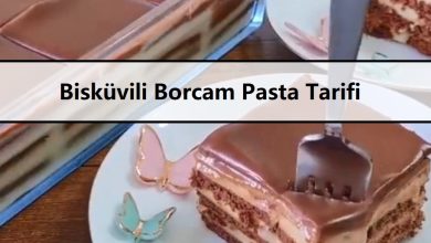 Bisküvili Borcam Pasta Tarifi